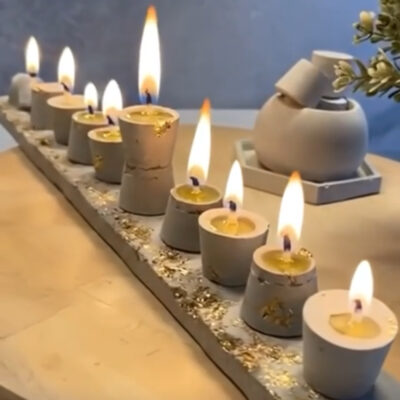 חנוכייה ייחודית בעבודת יד